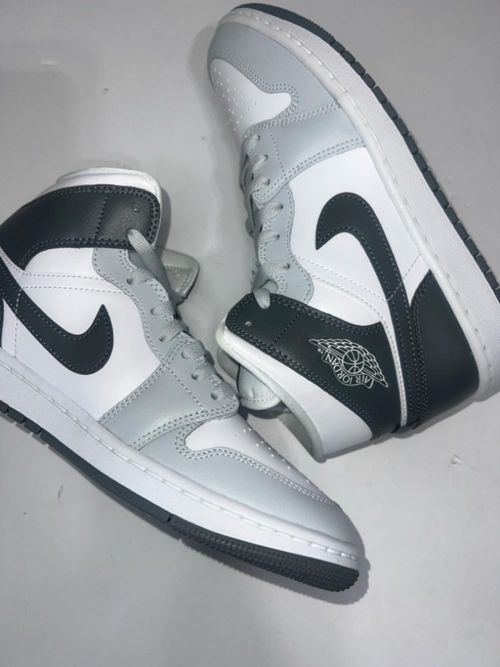Jordan Air 1 High Top White & Gray Women’s size 10